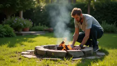 jak udělat ohniště na zahradě krok za krokem – Postup stavby ohniště na zahradě krok za krokem