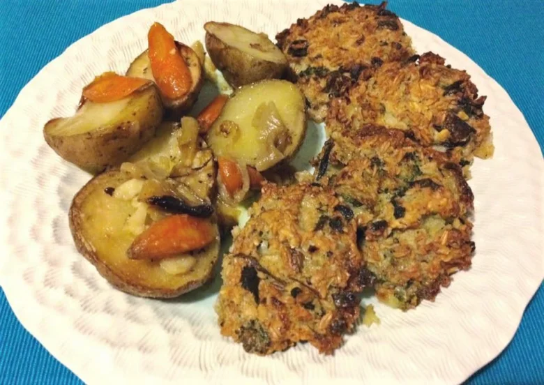 Slané placky z ovesných vloček s bramborami