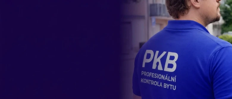 Profesionální inspektor nemovitostí v modrém tričku