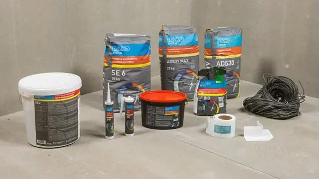 Materiály pro hydroizolaci sprchového koutu