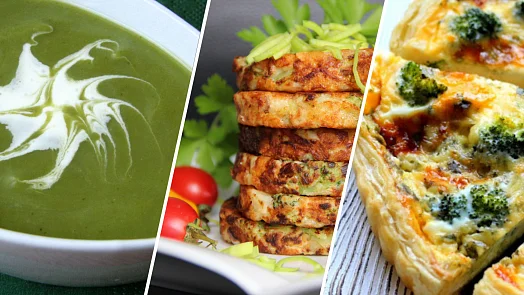 Tři lahodné vegetariánské pokrmy s tofu a brokolicí