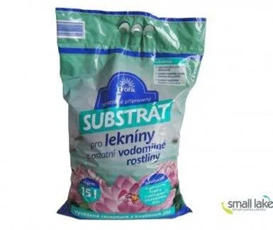 Substrát pro pěstování leknínů a vodních rostlin